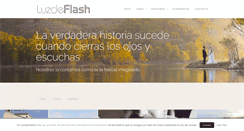 Desktop Screenshot of luzdeflash.com